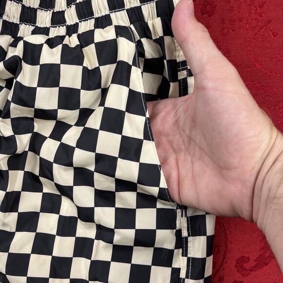 The Godfather Shorts Mens L Black & Ivory Checkered Shoe Palace 2022 - Picture 6 of 12